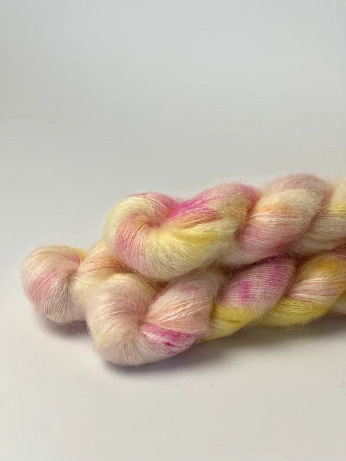 Silk Mohair fra Unik Garn - Rose Peace